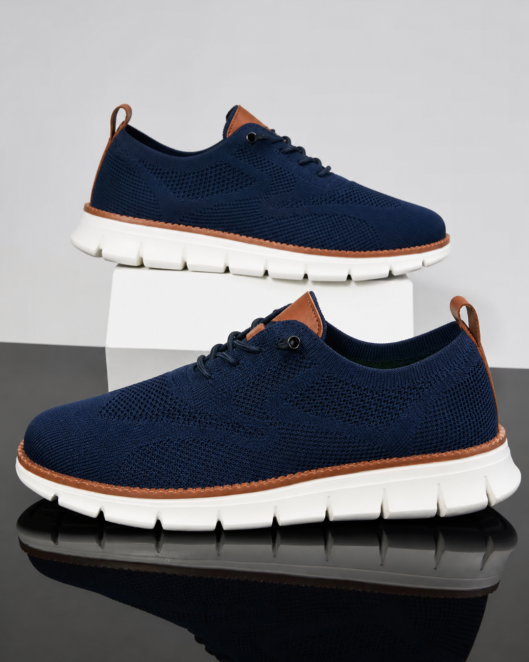 Éric - Zapatillas Oxford de Malla Transpirable
