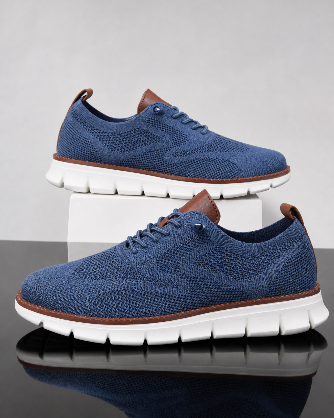 Éric - Zapatillas Oxford de Malla Transpirable