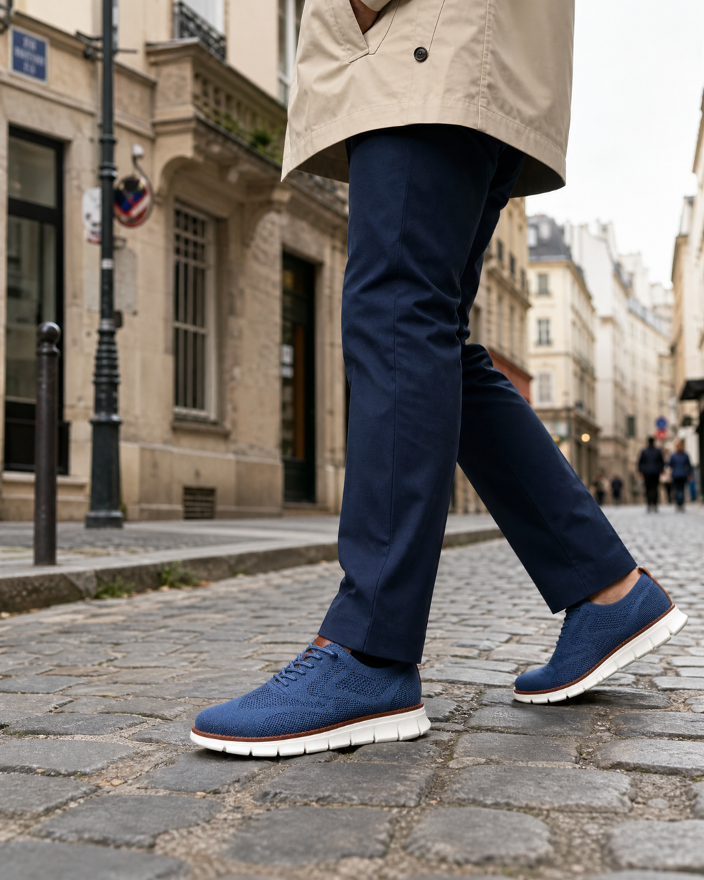 Éric - Zapatillas Oxford de Malla Transpirable