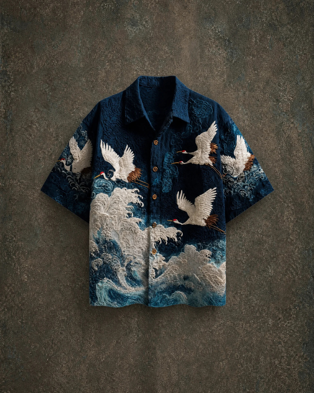 Oscar - Camisa Artística con Bordado Japonés
