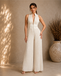 Clara - Mono Plisado con Escote Halter