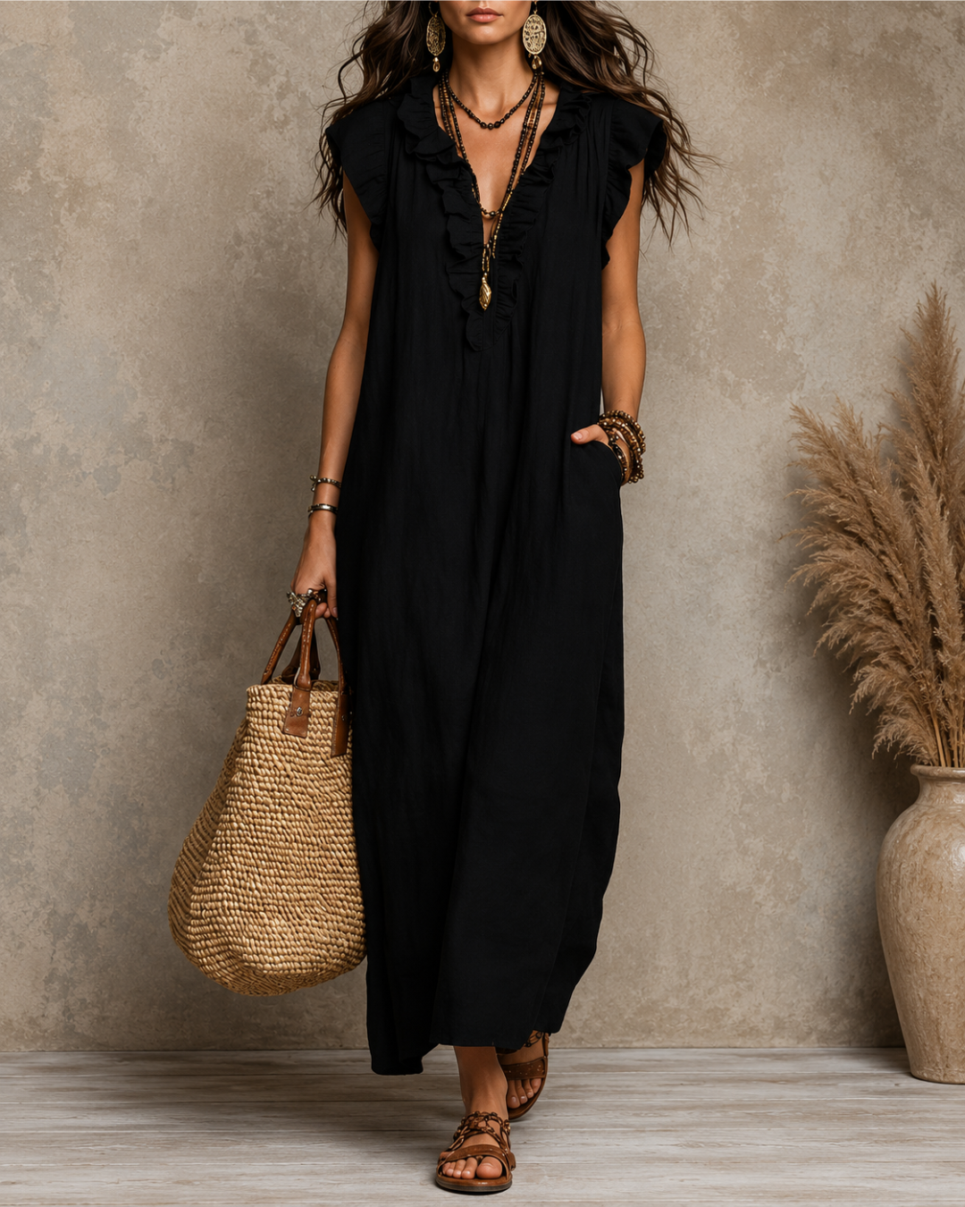 Camila - Vestido Maxi Bohemio