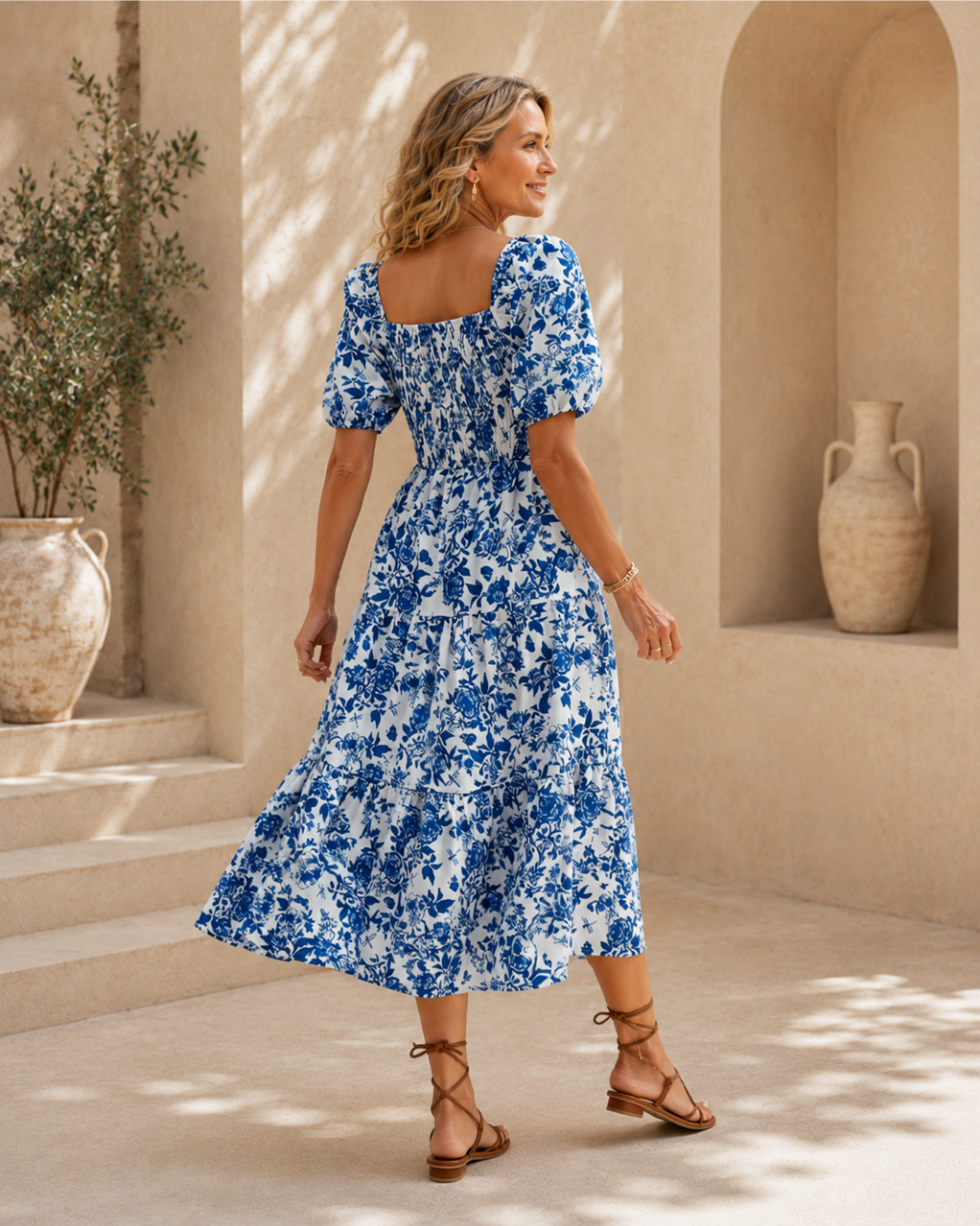Mariana - Vestido con Elegancia Floral que Enamora