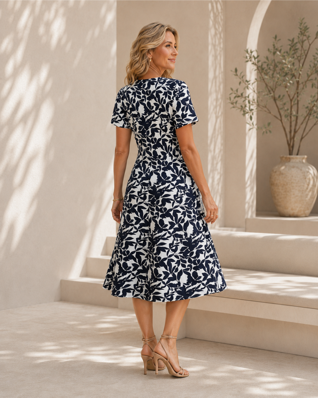 Fernanda - Vestido con Elegancia Floral que Resalta tu Estilo