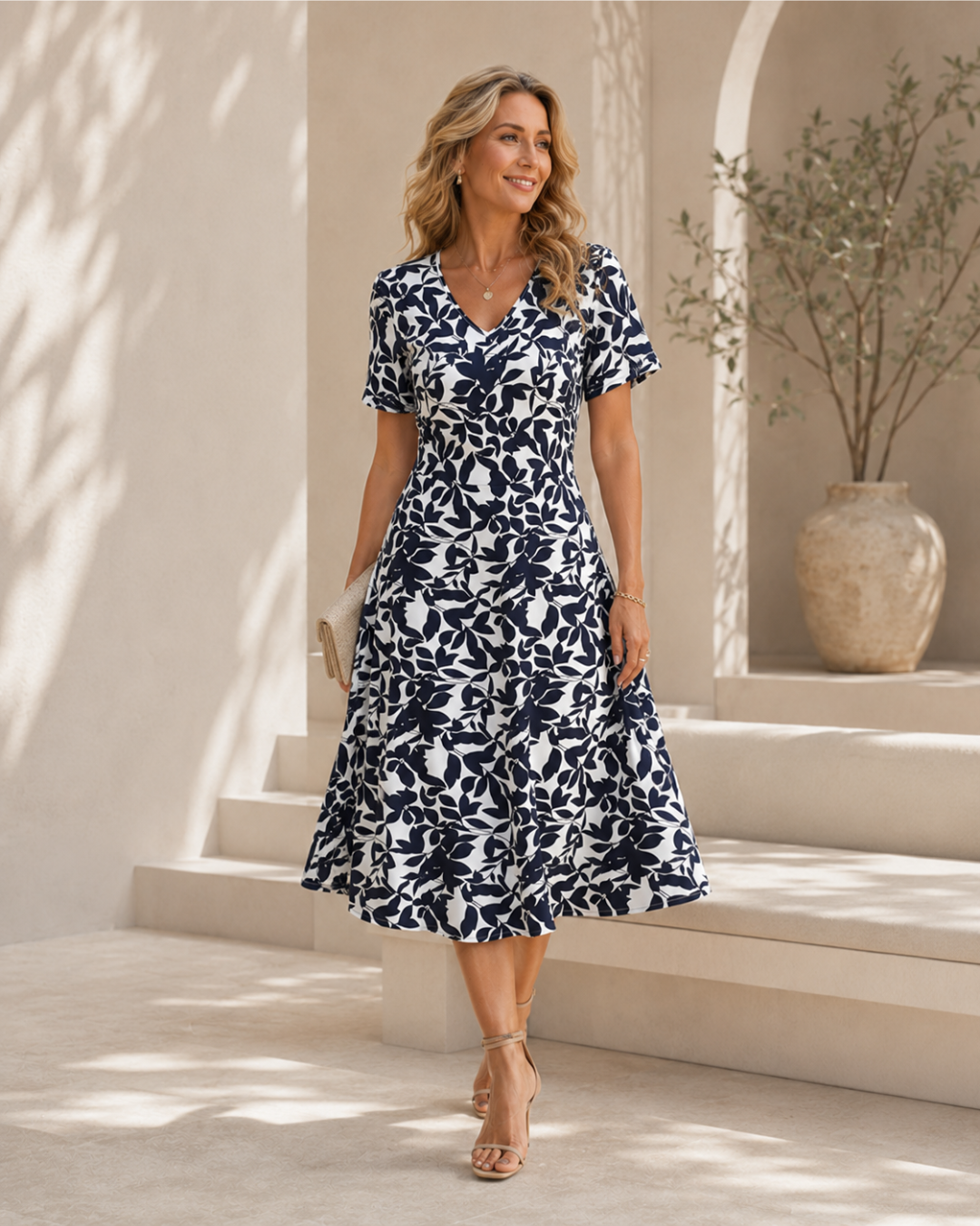 Fernanda - Vestido con Elegancia Floral que Resalta tu Estilo