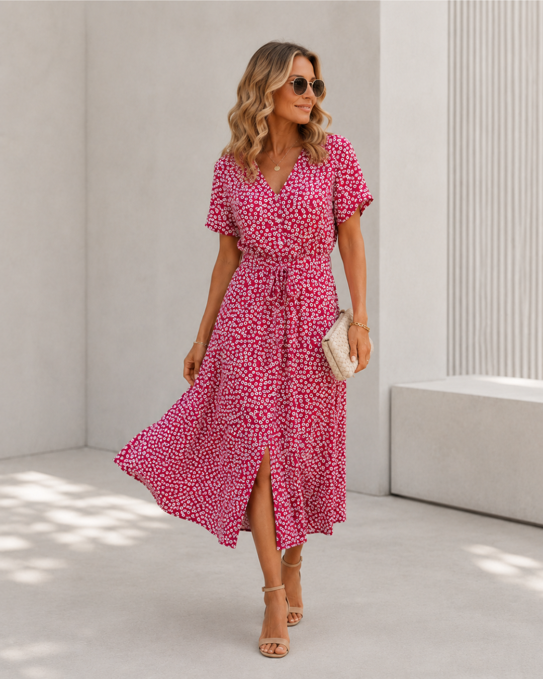 Karen - Vestido Floral para Cualquier Ocasión