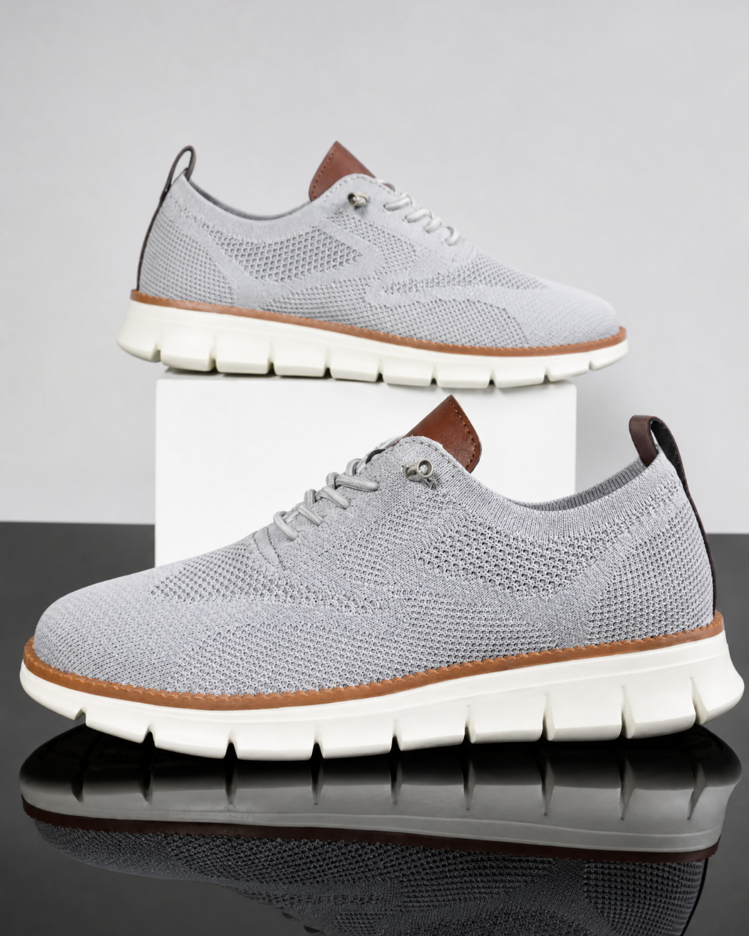Éric - Zapatillas Oxford de Malla Transpirable