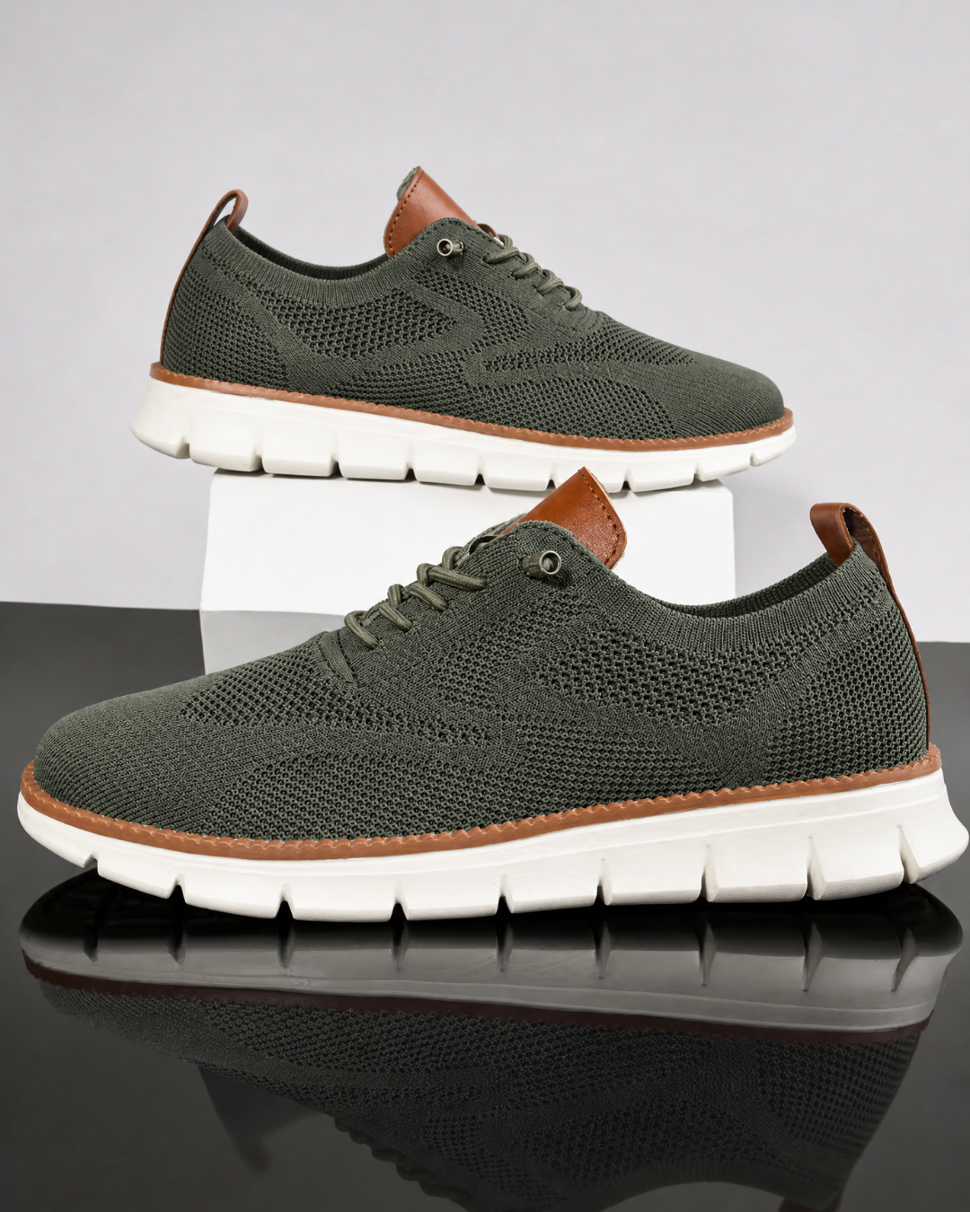 Éric - Zapatillas Oxford de Malla Transpirable