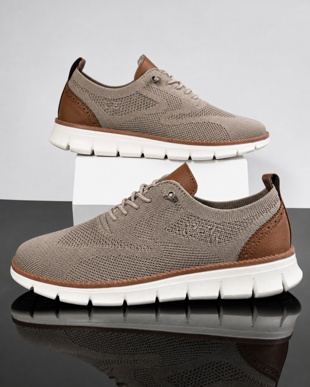Éric - Zapatillas Oxford de Malla Transpirable