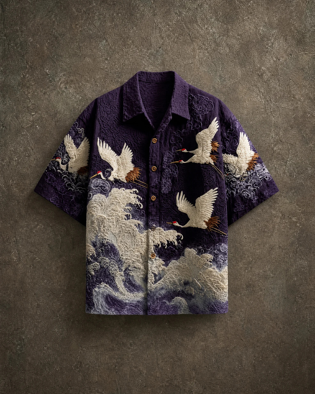 Oscar - Camisa Artística con Bordado Japonés