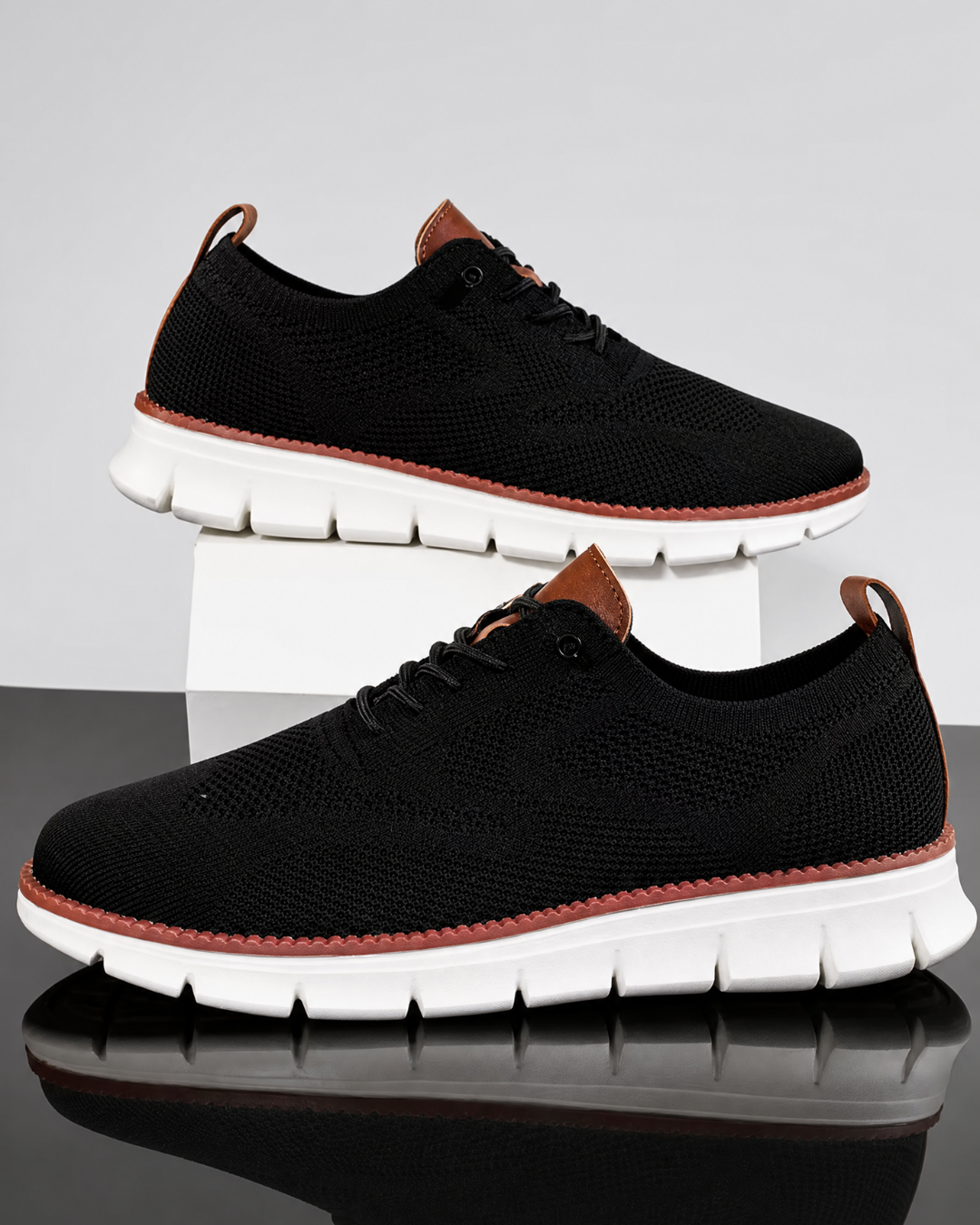 Éric - Zapatillas Oxford de Malla Transpirable