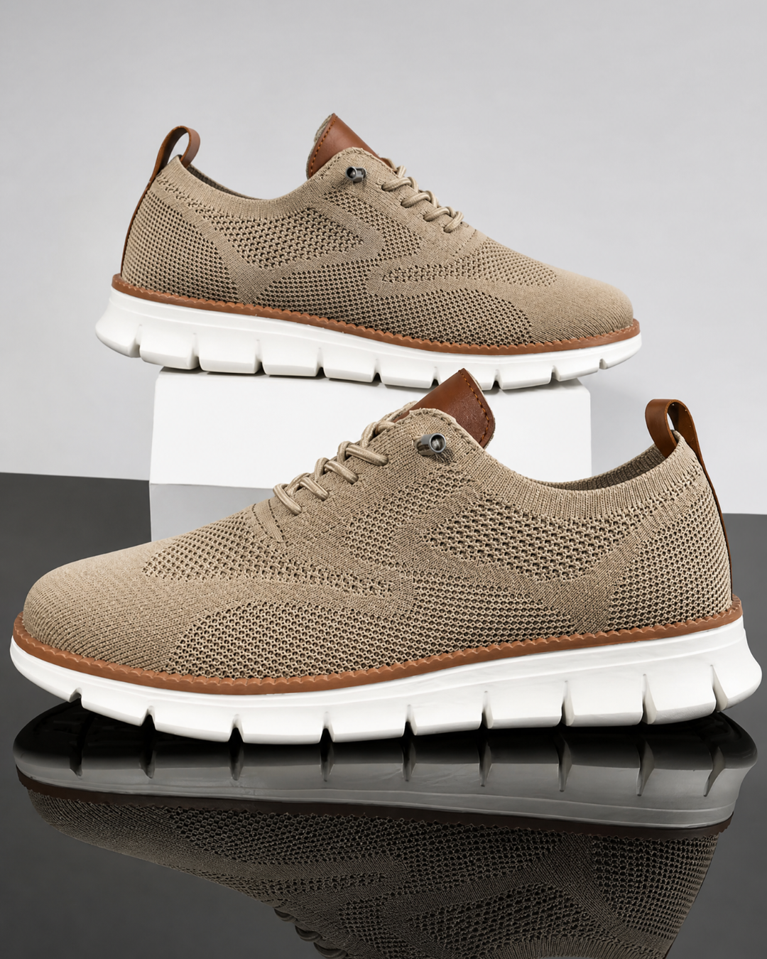 Éric - Zapatillas Oxford de Malla Transpirable