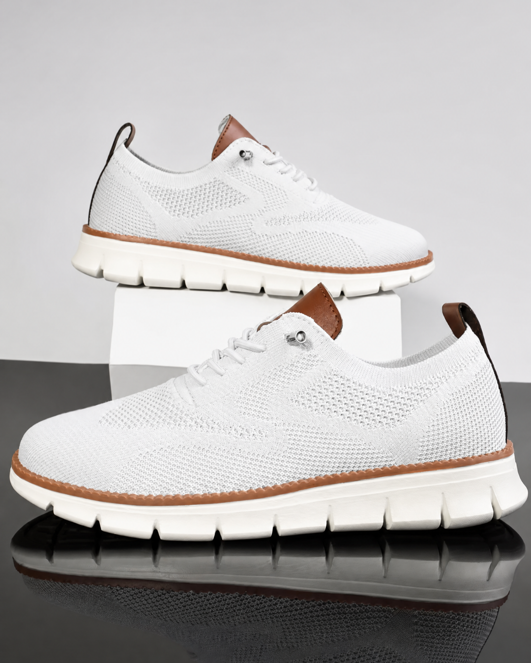 Éric - Zapatillas Oxford de Malla Transpirable