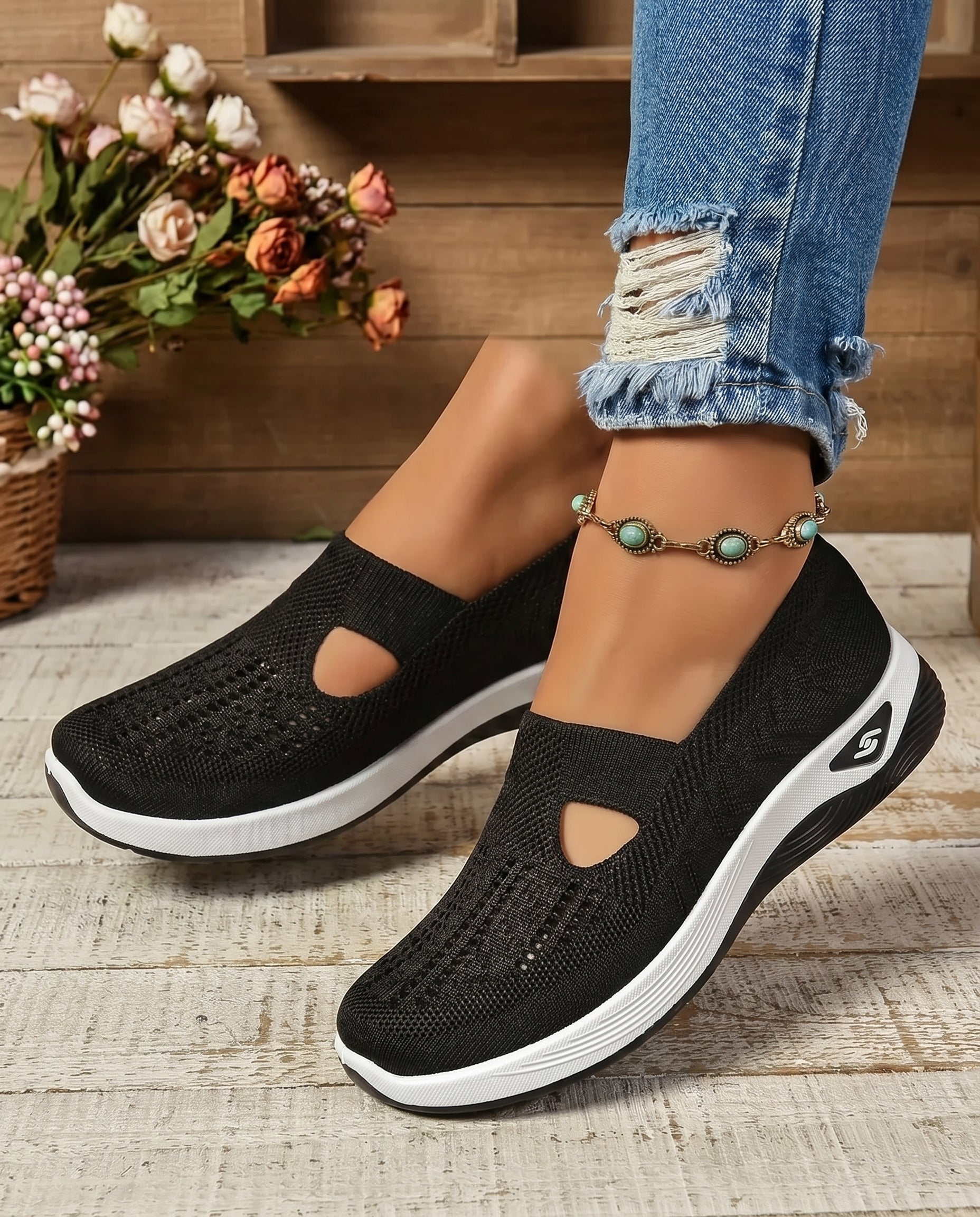 Emilia - Zapatos Ortopédicos Antiderrapantes + Plantillas Gratis