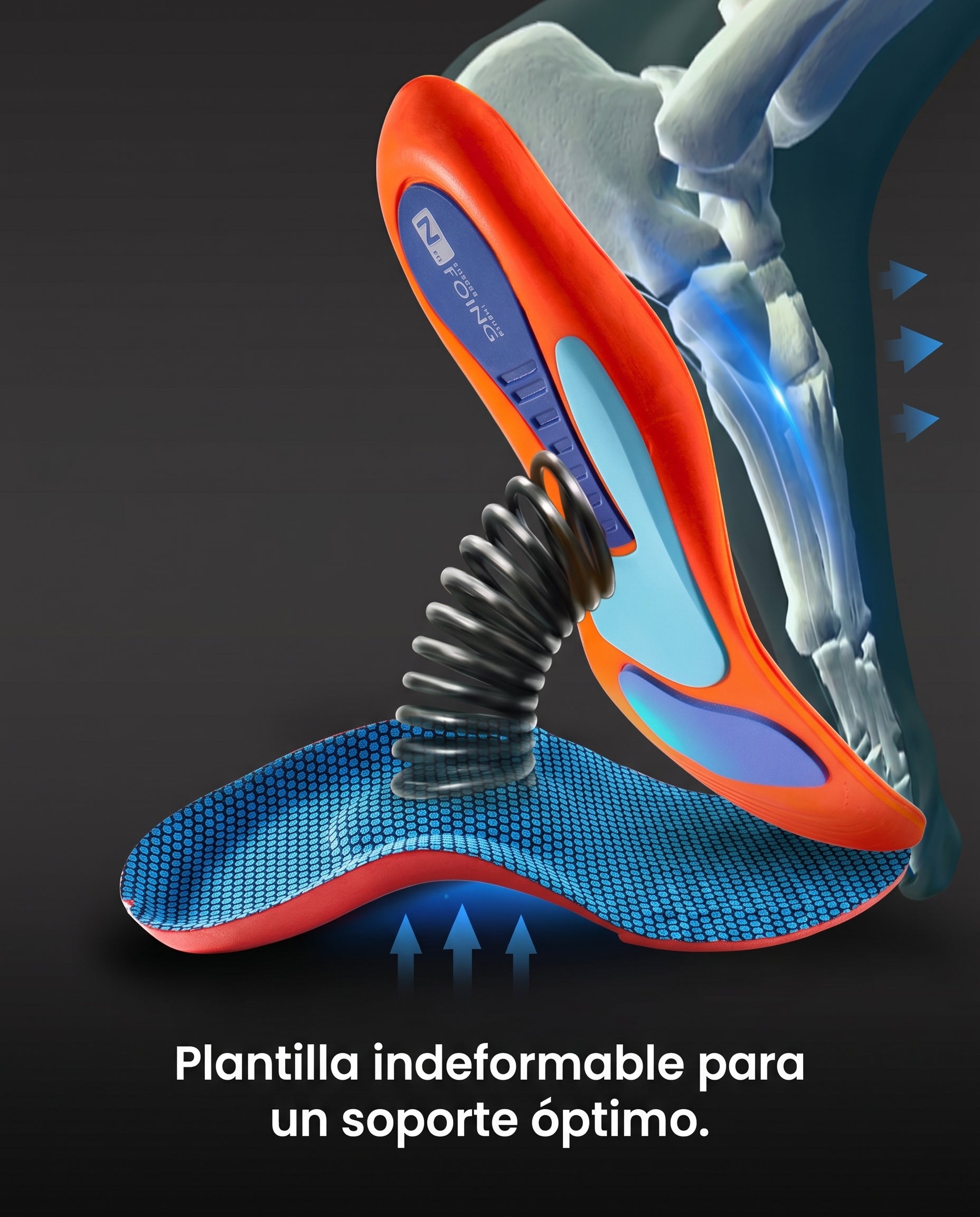 Juego de Plantillas Ergonómicas con Soporte