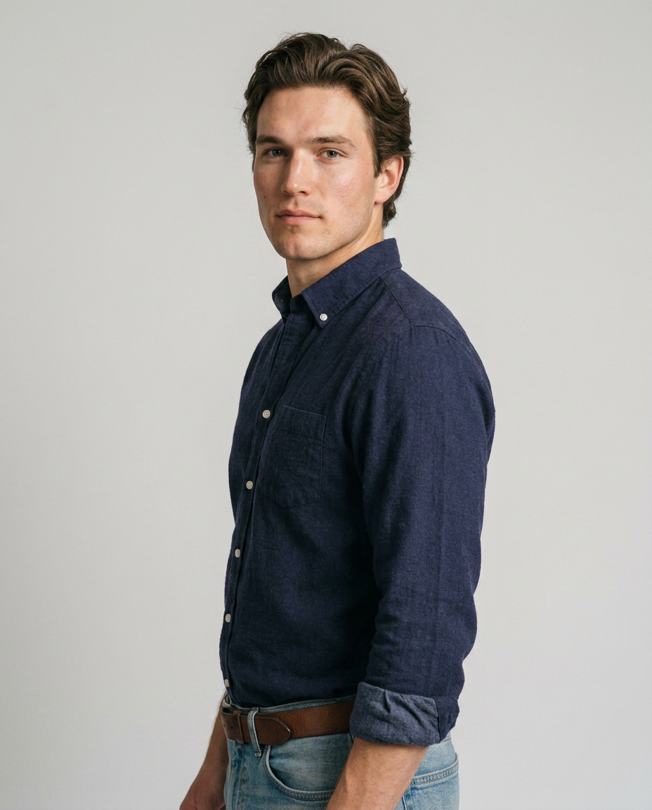 Ramón - Camisa Casual de Algodón Premium