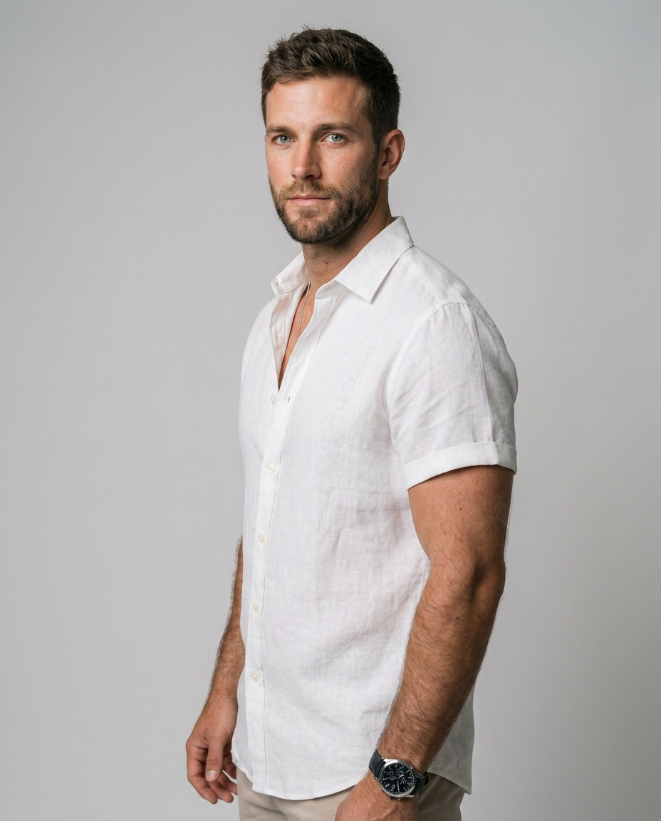 Mateo - Camisa de Lino de Verano