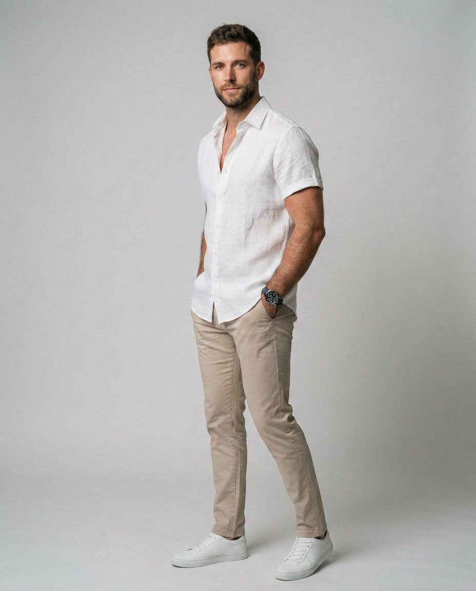 Mateo - Camisa de Lino de Verano