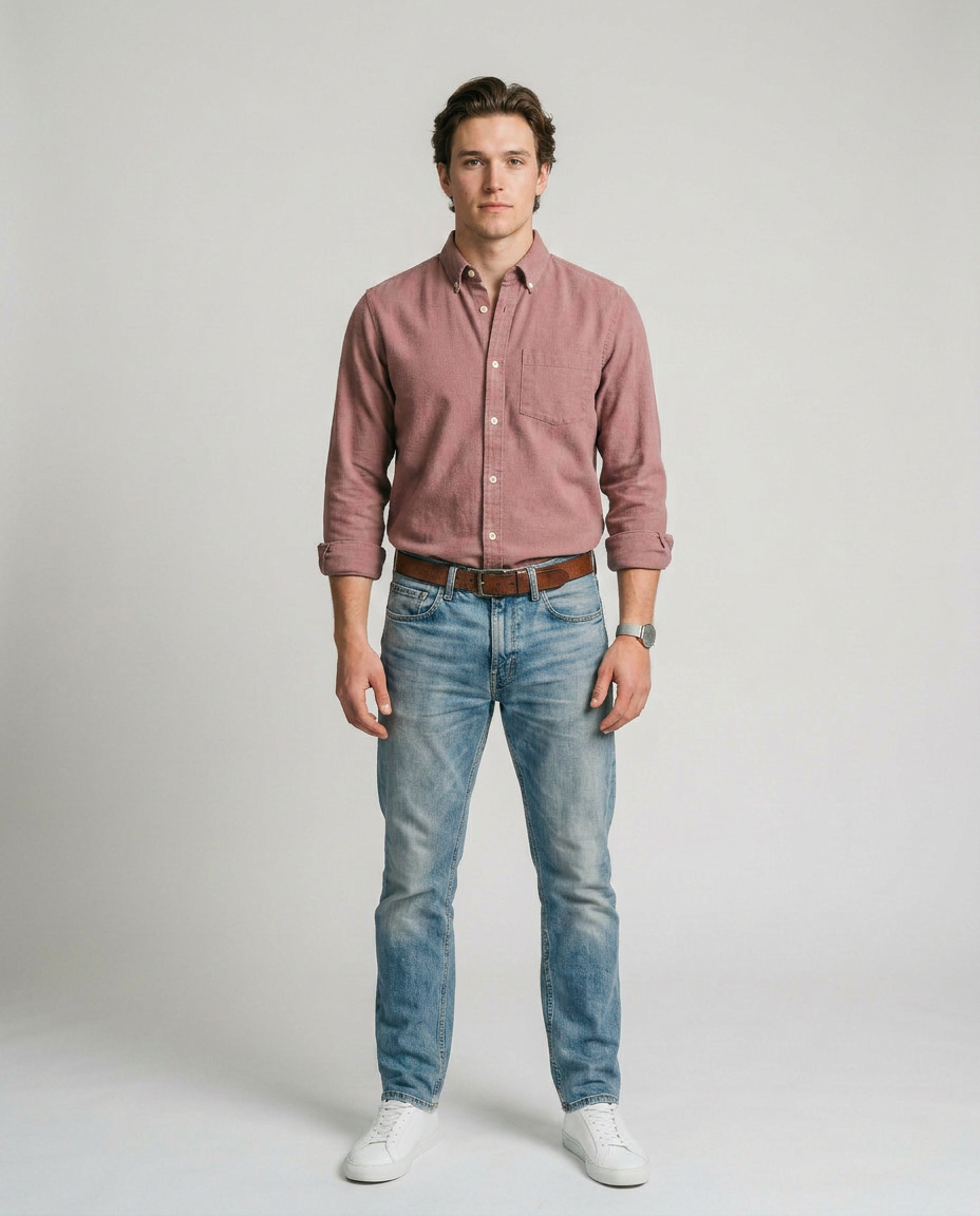 Ramón - Camisa Casual de Algodón Premium