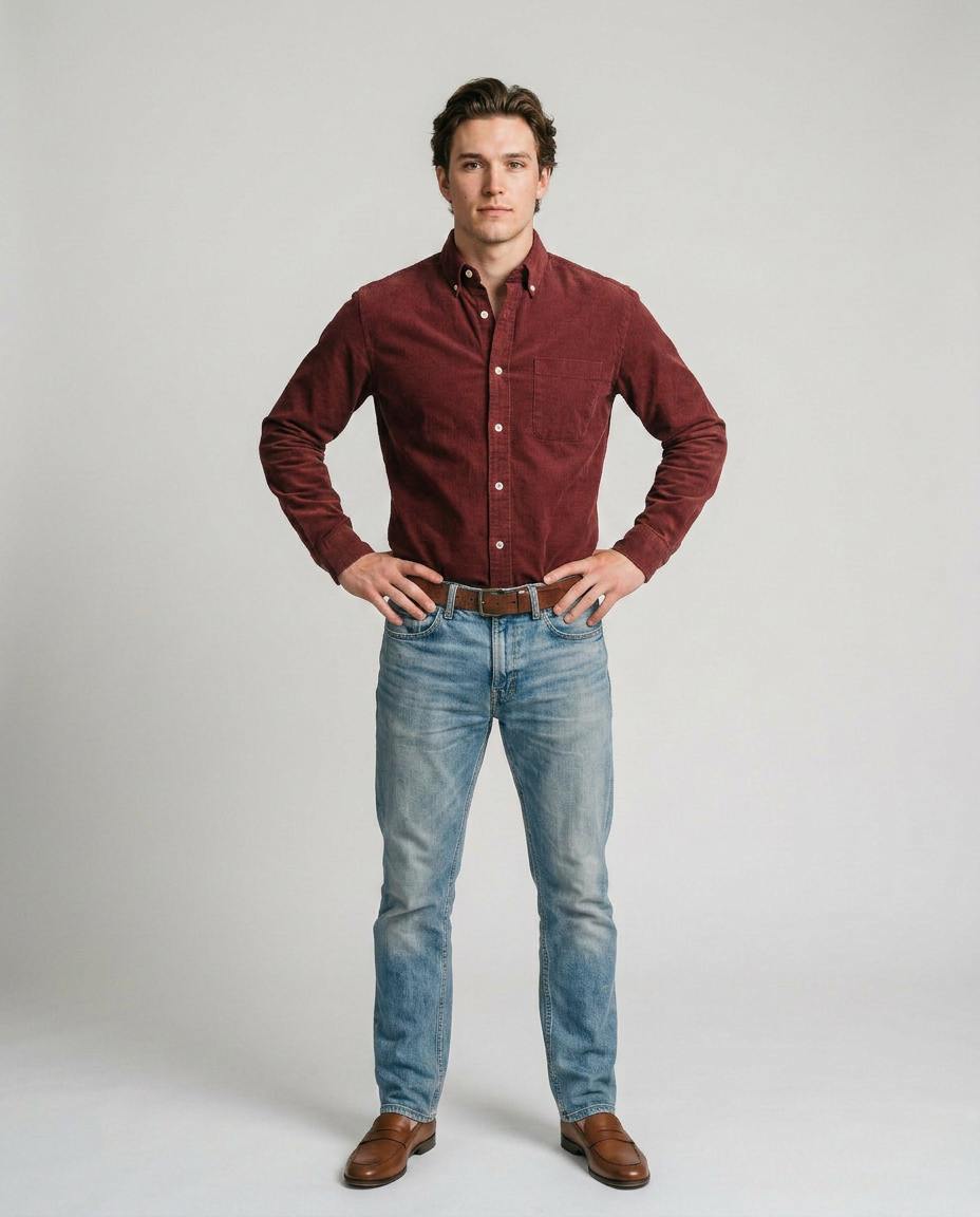 Ramón - Camisa Casual de Algodón Premium