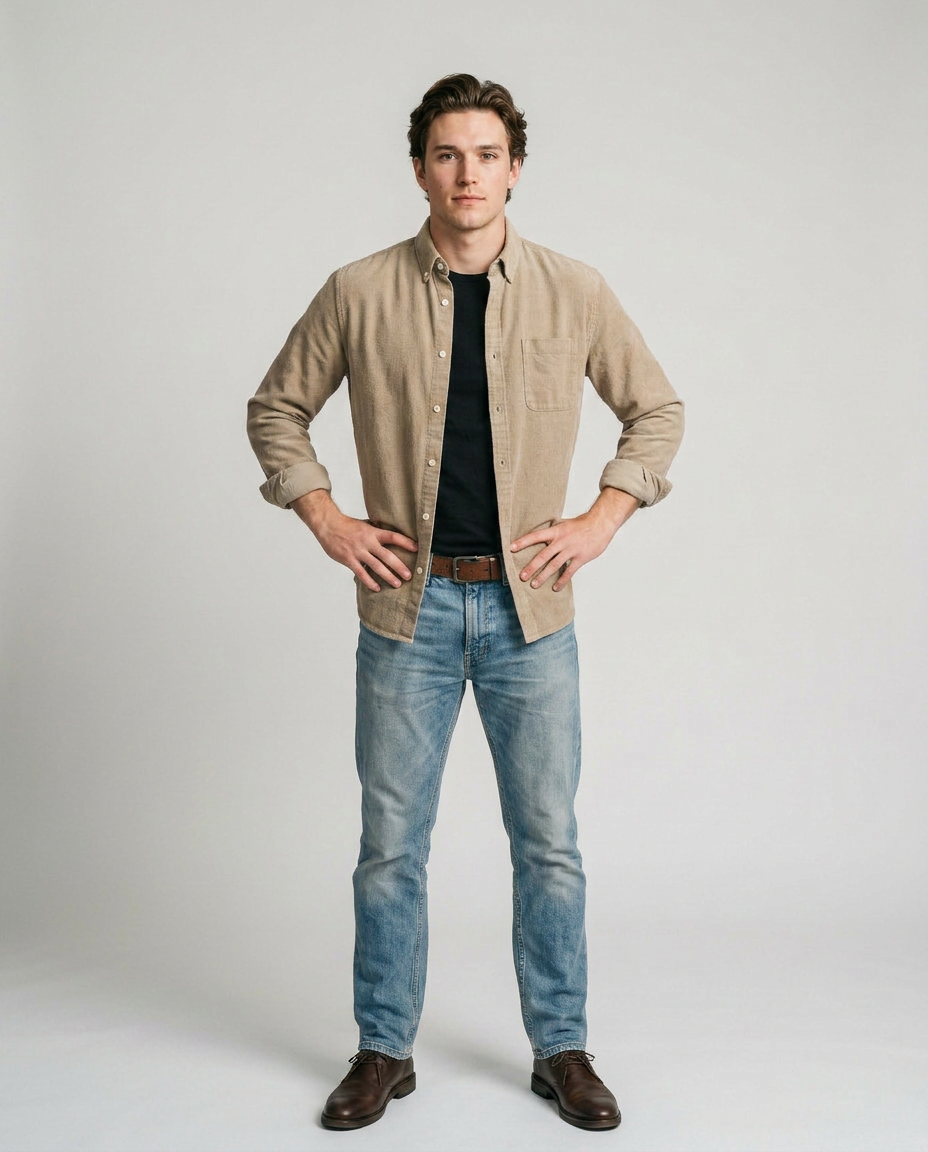 Ramón - Camisa Casual de Algodón Premium