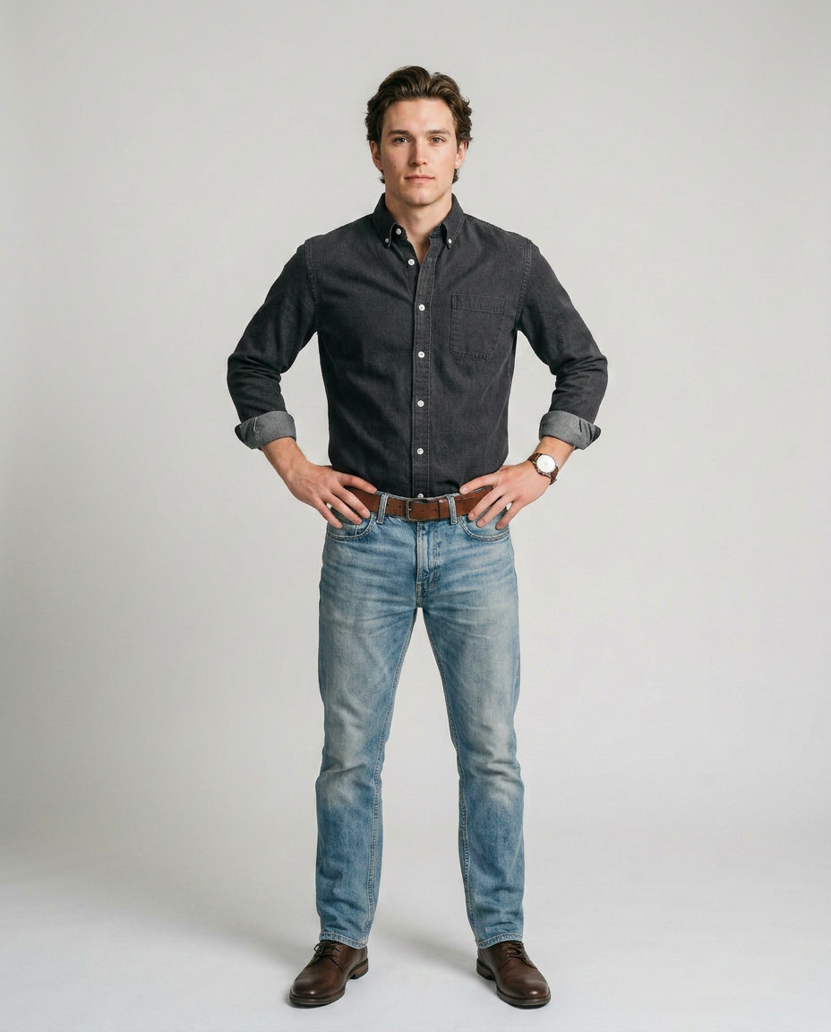 Ramón - Camisa Casual de Algodón Premium