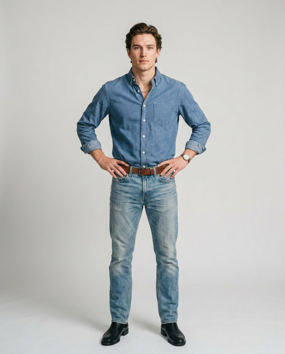 Ramón - Camisa Casual de Algodón Premium