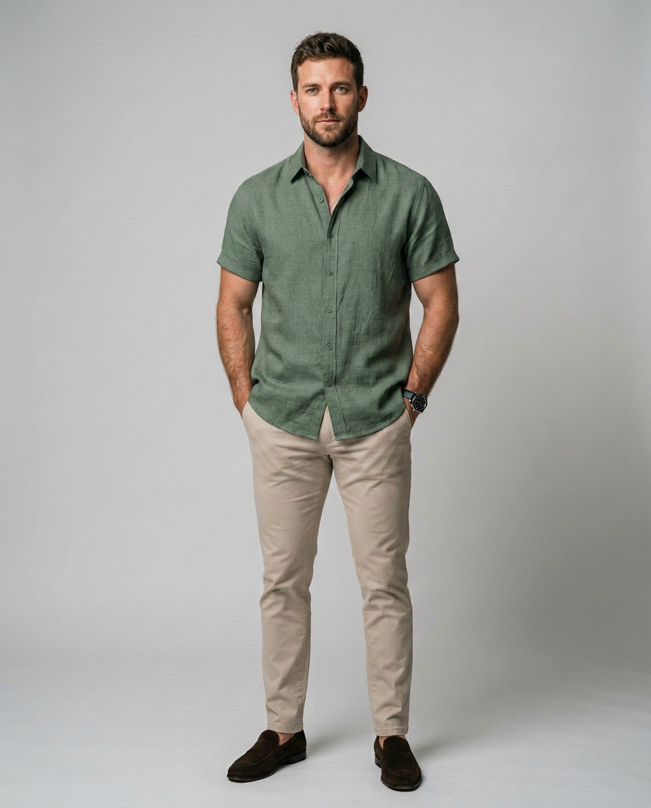 Mateo - Camisa de Lino de Verano