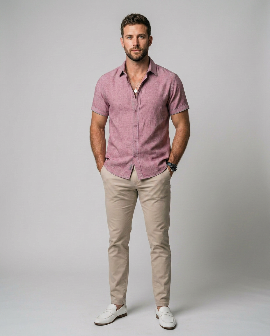 Mateo - Camisa de Lino de Verano